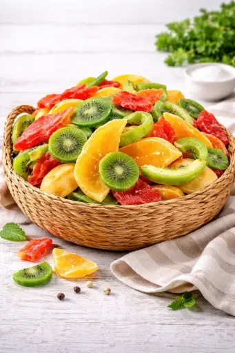 [A16713] Dehydrated mixed fruits slice  5kg