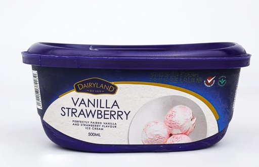 [A17312] Dairyland vanilla strawberry 500ml