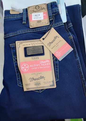 [A17526] Wrestler Active Ready Jeans W125-23-489 Size 44