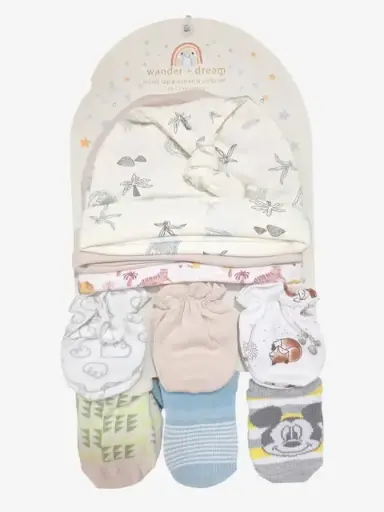[A17656] Wander + Dream infant cap Set  