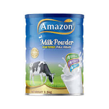 [A18261] Amazon Milk Powder Fortifled Full Cream 2.5kg
