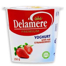 [A18544] Delamere Premium Yoghurt With Real Strawberries 250g