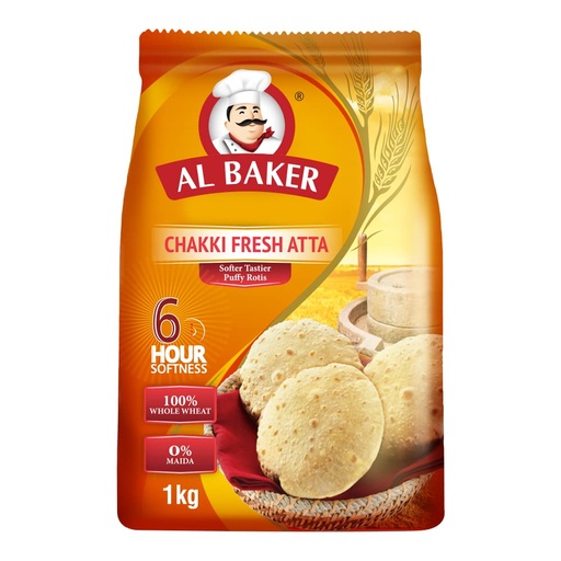 [A18521] Al Baker Chakki Fresh Atta 1kg