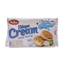 [A18934] Roma Kelapa cream Susu Vanilla 189g