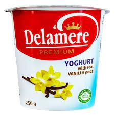 [A19196] Delamere Premium Yoghurt With Real Vanilla Pods 250g