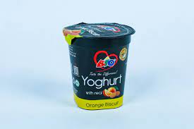 [A19019] Bio yoghurt with real orange biscuit 150ml