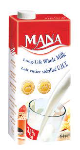 [A19579] Mana Long Life Whole Milk 1liter