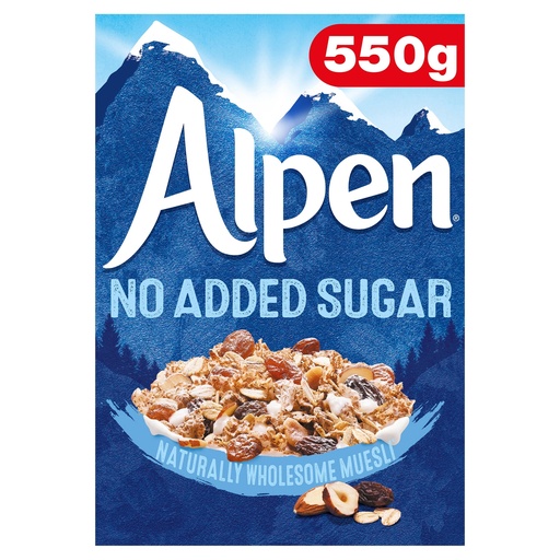 [A19722] Alpen no added sugar Blue 550g