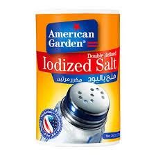 [A20191] American Garden Iodized Salt 737g