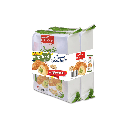 [A21510] Jumbo Crossaint Pistachio 6pc