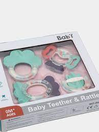 [A21913] Kids Melody Baby Teether &Rattle OM+Ages No:9958