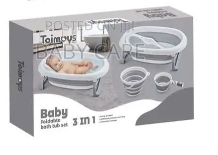 [A22018] Tenbaba Baby Foldable Bath Tub Set 3in1 Bucket ZZ-08