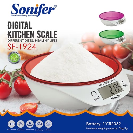 [A22034] Sonifer Digital Kitchen Scale SF-1924