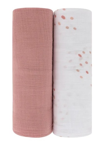 [A22041] Modern Baby 2 Pack Swaddles Soft&Breathable AI02-207