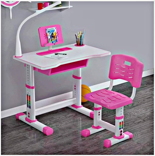 [A22070] Education table w/chair+clock ASB:K70