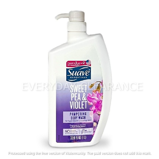 [A22188] Suave Sweet Pea&Violet Pampering Body wash 1l