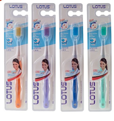 [A22326] Lotus soft bristles crystal care toothbrush L-510