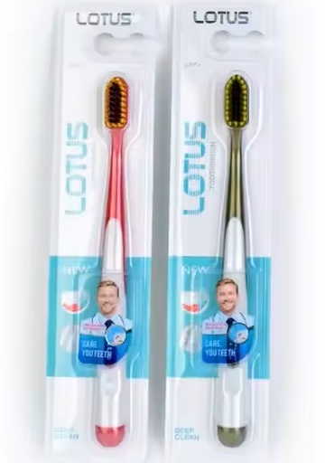 [A22337] Lotus deep clean toothbrush No.L-588