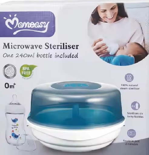 [A22528] Omeasy Microwave Steriliser Includes Bonus Bottle Code-45605