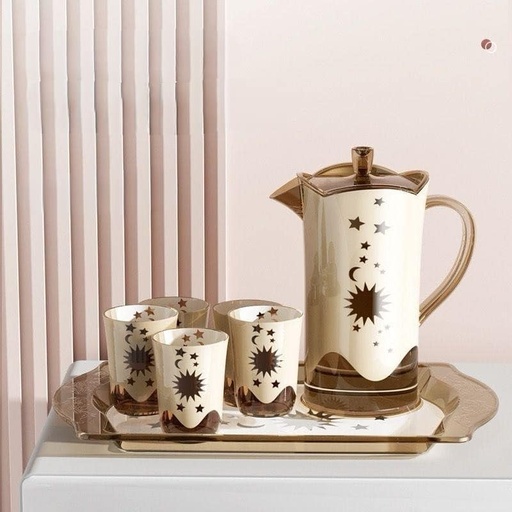 [A22578] Water jug with 4 cups item No-207017 2L