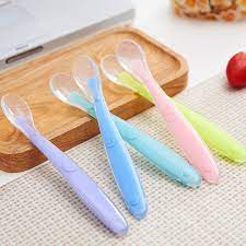 [A22583] Baby Silicone Spoon 0m+ZZX:8046
