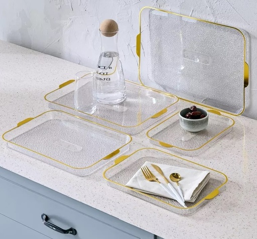 [A22619] Tray Clear 5pcs Hz234012