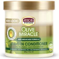 [A22770] African Pride Olive Miracle Leave-In Conditioner 425g