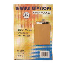 [A22887] Paper Pouch Manilla Envelopes size-12.75 1pcs