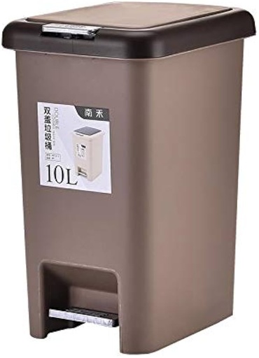 [A23091] Double Covered Trash Bin 10l 352-36
