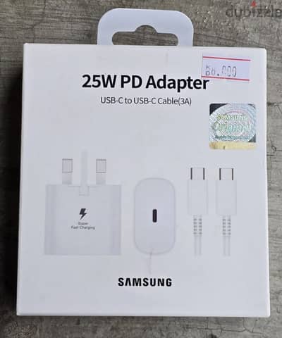 [A23211] 25w PD Adapter UsB-C To USB-C Cable (3A) Samsung
