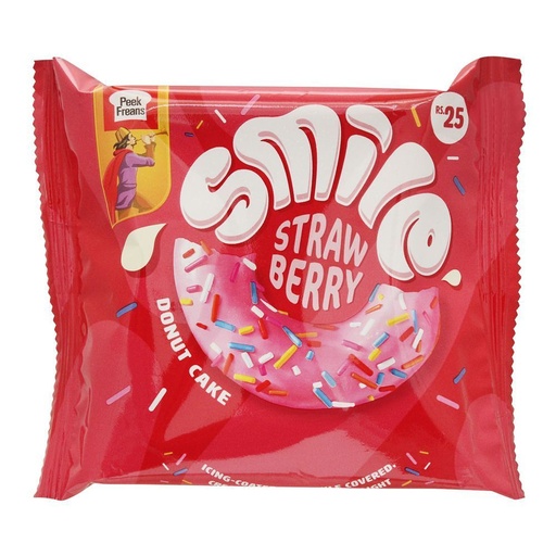 [A23221] Smile Strawberry Donut Cake 39g