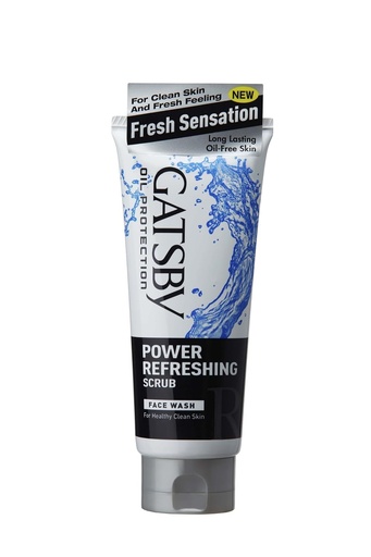 [A23335] Gatsby Oil Protection Face wash scrub 120g
