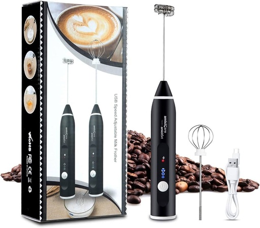 [A23572] Usb speed adjustable milk frother No-521-39