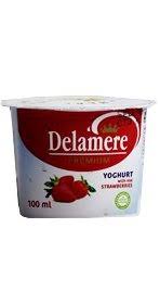 [A24242] Delamere Premium Yoghurt With Real Strawberries 150g
