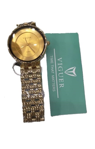 [A24309] Viguer Stainless Steel Water Resistant  Watch No:V1665m