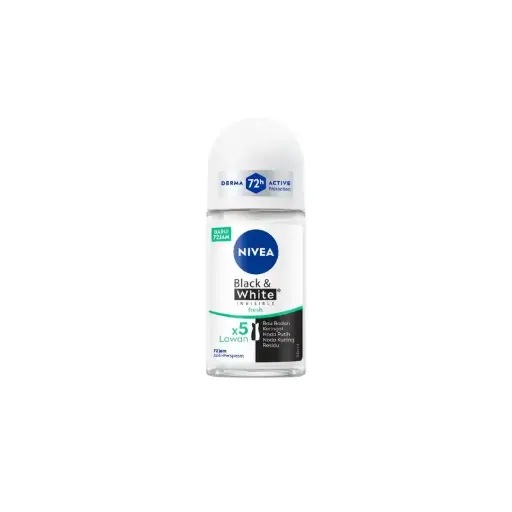 [A24313] Deo Nivea Black & White Invisible Fresh 50ml