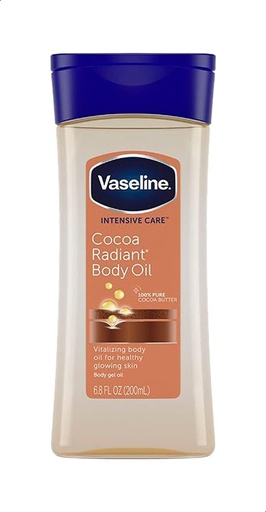 [A24318] Vaseline Cocoa Radiant Body Oil Cocoa Butter 200ml