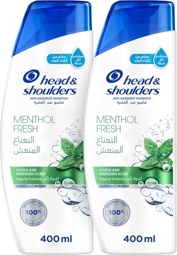 [A24625] Head&Shoulders Menthol Fresh Cools Shampoo 400ml