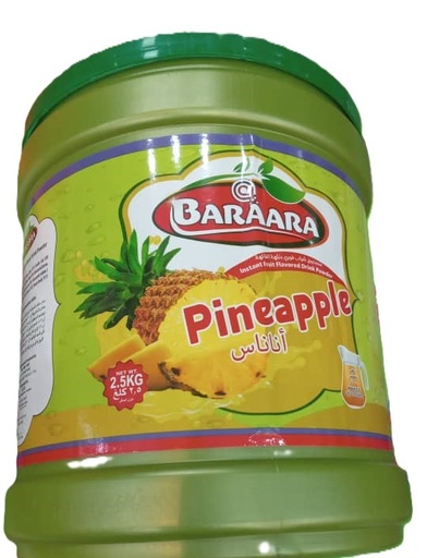 [A25168] Baraara Pineapple Flavoured Drink Powder 2.5kg