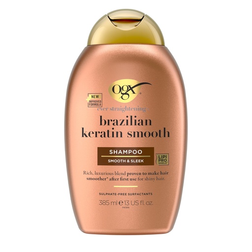 [A25225] Ogx Brazilian Keratin Smooth Shampoo 385ml