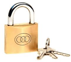 [A25407] Tri-circle Padlock 20mm N0:261