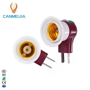 [A25582] Led Lamp Bulbs Socket Base Holder Blug (madax nal)