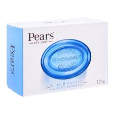 [A25639] Pears Pure & Gentle w Mint Extract Soap 125g