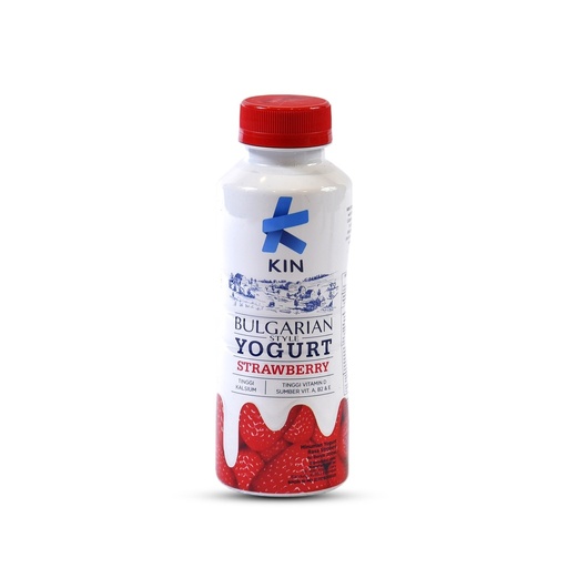 [A25641] Kin Bulgarian Yoghurt Strawberry Drink 200ml