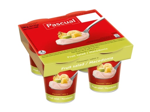 [A25726] Pascual Fruit Salad Yoghurt 480g (4x120g)