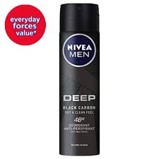 [A25783] Nivea Men Deep Black Carbon 150ml