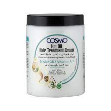 [A25825] Cosmo Hot Oil Hair Treatment Cream Snake Oil $ Vitamin A,E 1000ML