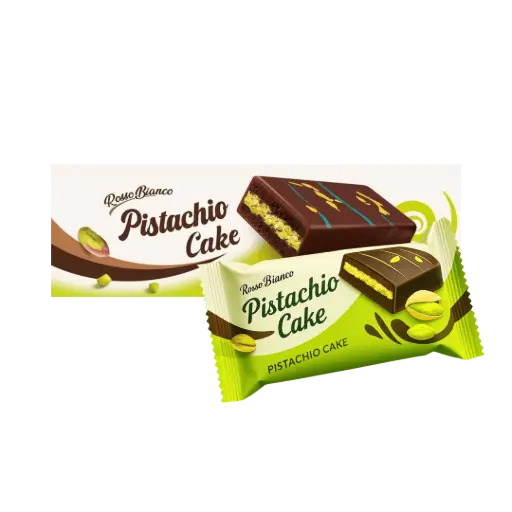 [A25865] Rosso Bianco Pistachio Cake 40g