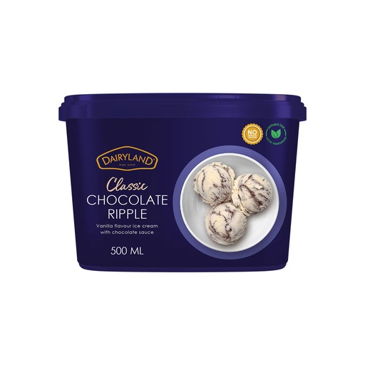 [A25937] Dairyland Classic Chocolate Ripple 500ml