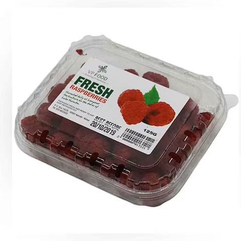 [A25968] Vp Food Fresh Raspberries 125g